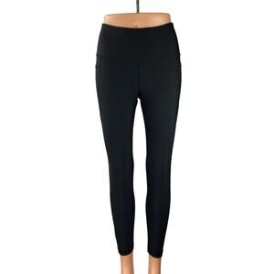 Old Navy Active Women's Black High Rise Yoga Running Athletic Leggings Pants M